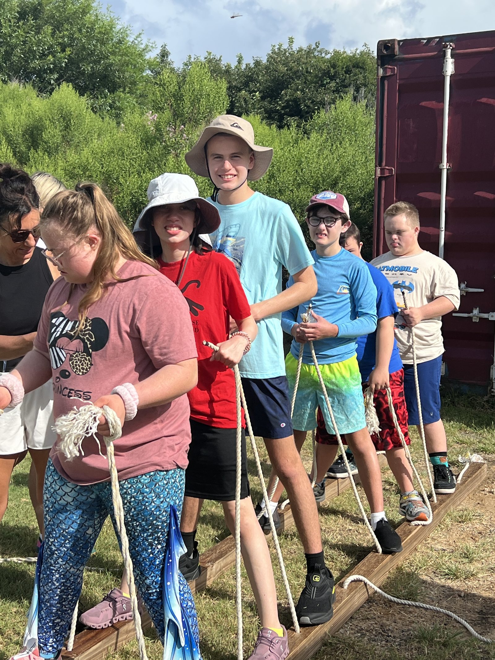 Campers at Sam's Adventure Camp